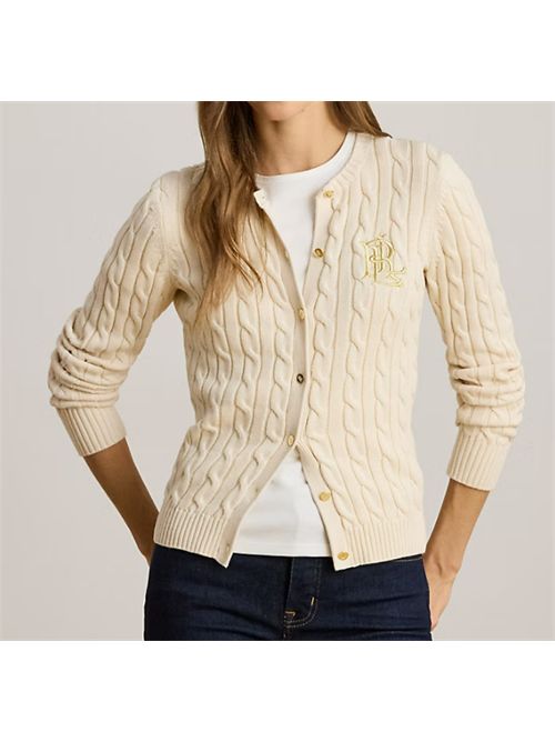 RALHAN-LONG SLEEVE-CARDIGAN LAUREN RALPH LAUREN | 200932225001MASCARPONE CREAM